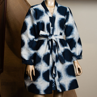 Indigo Printed Kimono