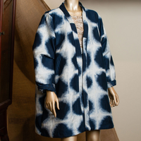 Indigo Printed Kimono