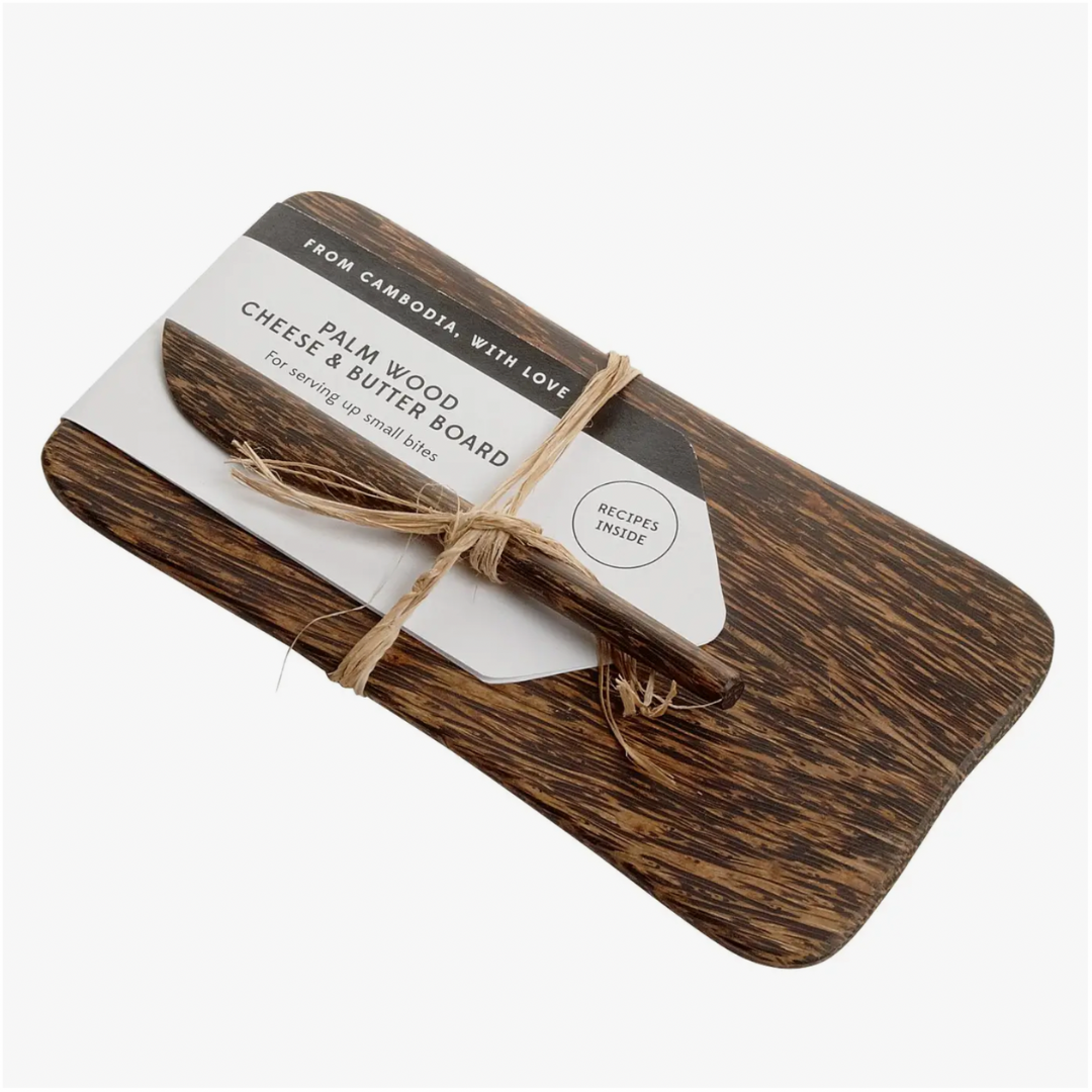 Palm Wood Serving Dish