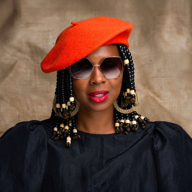 Wool Beret (Orange)