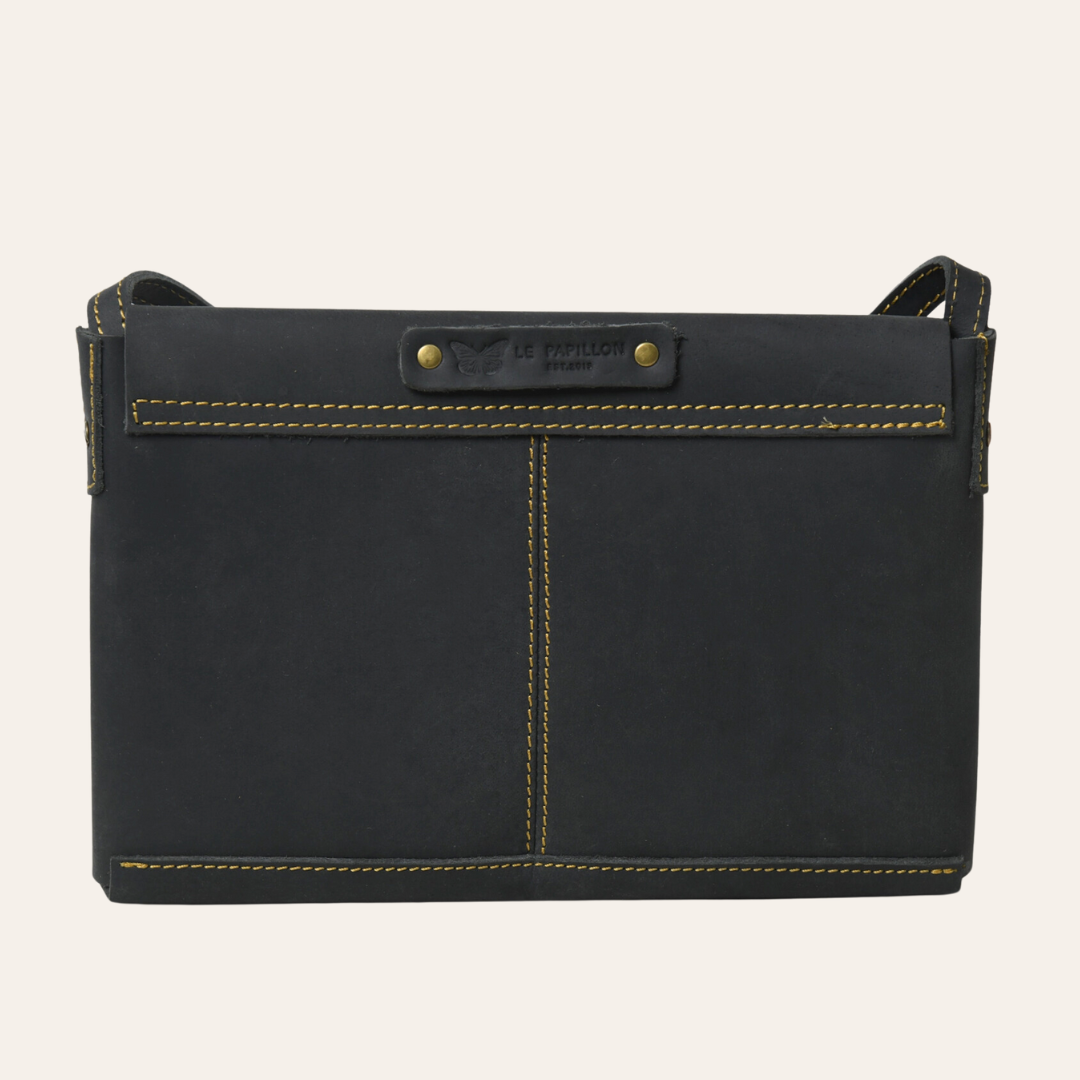 Leather Envelope Clutch