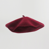Wool Beret (Burgundy)