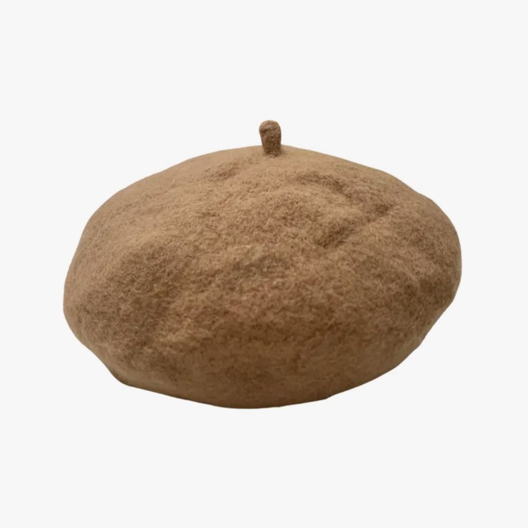 Wool Beret (Mocha)