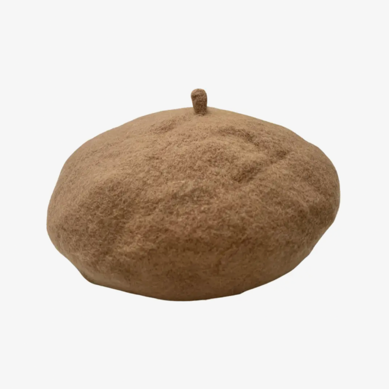 Wool Beret (Mocha)
