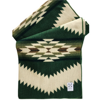 Tscahila Blanket- Forest Green