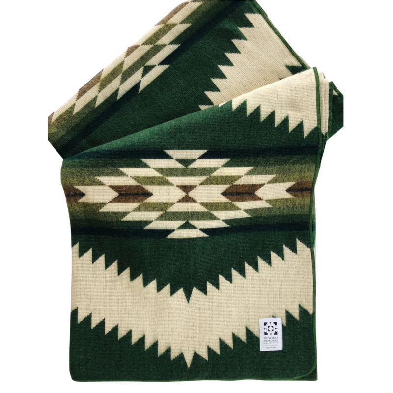 Tscahila Blanket- Forest Green