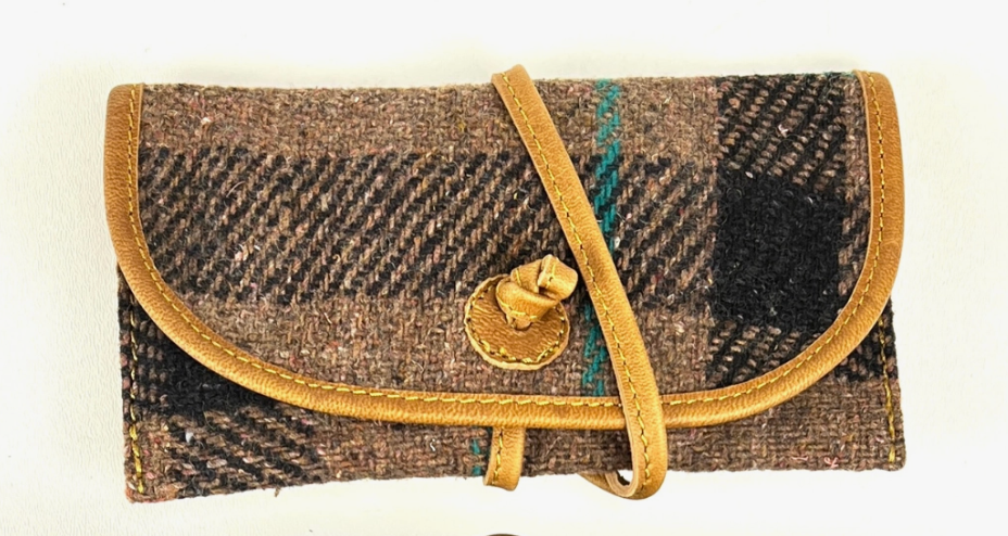 Wool Eye Glass Pouch