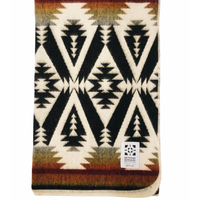 Quichua Baby Blanket - Black Dusk