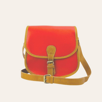 True Red Crossbody Leather Bag